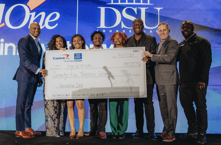 Delaware State University (DSU) students Agribonum.